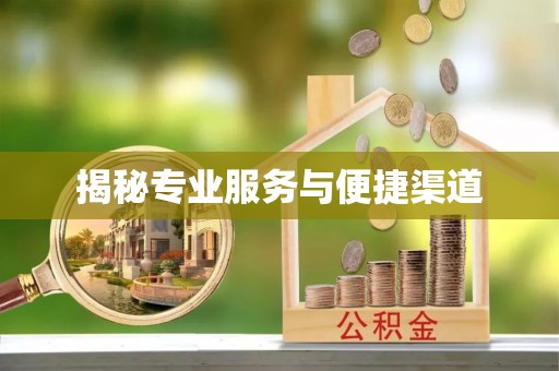济南揭秘专业服务与便捷渠道